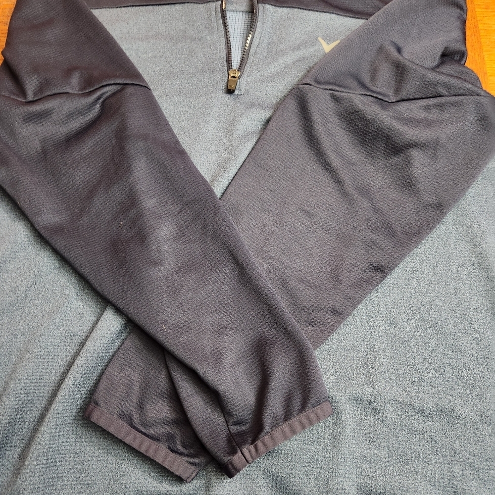 Callaway Pullover Golf Sweatshirt Large Blue Colorblock Quarter Zip Long Sleeve - Picture 8 of 11